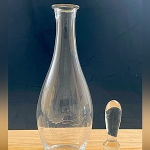 Princess House wine decanter 15” tall